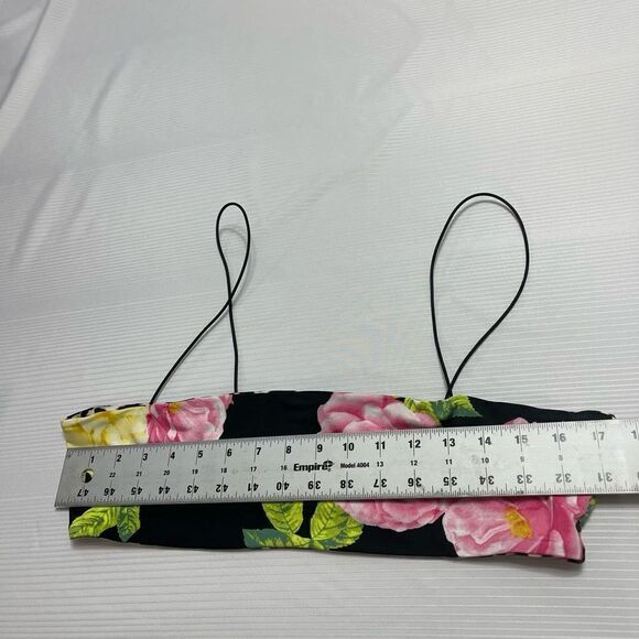 AFRM Floral Bikini Top Size Large New - Picture 3 of 6